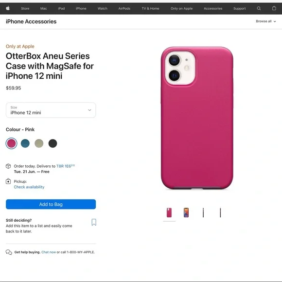 OtterBox Aneu Series Case with MagSafe for iPhone 12 mini - Picture 4 of 10